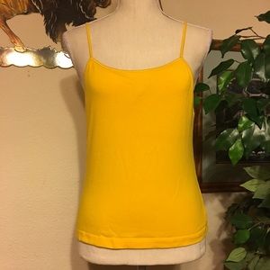 Forenza gold soft stretchy cami tank NWOT S